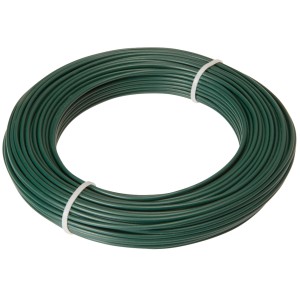 Fil de fer vert Conacord, Ø 2,0 mm x 25 m, idéal pour le bricolage et la décoration.
