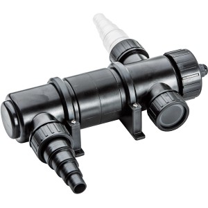 Chiarificatore per laghetto UVC Heissner 9W per la riduzione delle alghe e la sterilizzazione.