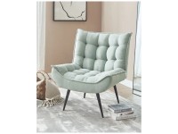 Beliani Fauteuil  Alvesta Tissu Vert