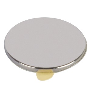 Disque magnétique néodyme autocollant Fix-o-moll, Ø 19mm, argent. Pour tableaux et plus.