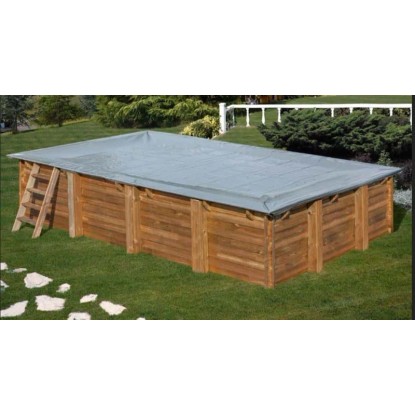 Poolcrew Winterabdeckplane für Gartenpool Madeira