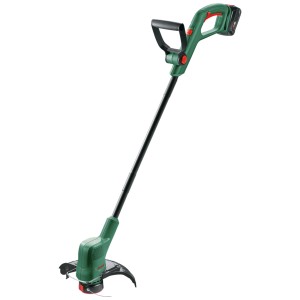 Tagliabordi a batteria Bosch EasyGrassCut 18V-26 con batteria e caricabatterie.