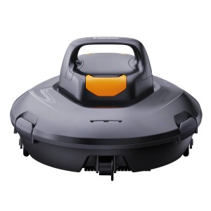 Robot de piscine Steinbach Poolrunner ONE RXB 150, nettoyeur de piscine sans fil noir et gris.