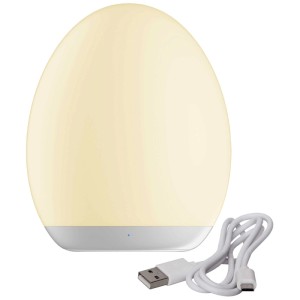 Luce notturna LED Functional bianca di Star Trading con cavo USB. Luce bianca calda per interni.