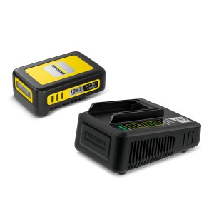 Kärcher Starter Kit Battery Power 18/25: Batteria e caricabatterie per sistema a batteria 18V.