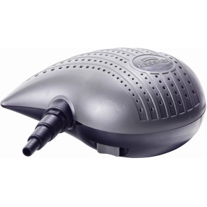 Pompa per laghetto Heissner Aqua Craft Eco 3.300 per filtro e ruscello, grigia.
