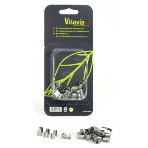 Vitavia supporti per vetro, 20 pz, per fissare i pannelli di vetro nelle serre.