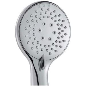 Ensemble de douche Diaqua Menorca, douchette chromée avec différents jets.