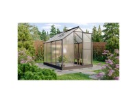 Vitavia Gewächshaus Triton 5000 Hohlkammerplatten Schwarz 198 x 256 cm