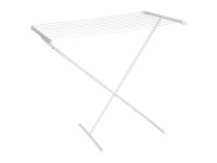 MSV Wäscheständer Stahl Weiss (HxBxT) 80 x 90 x 54 cm