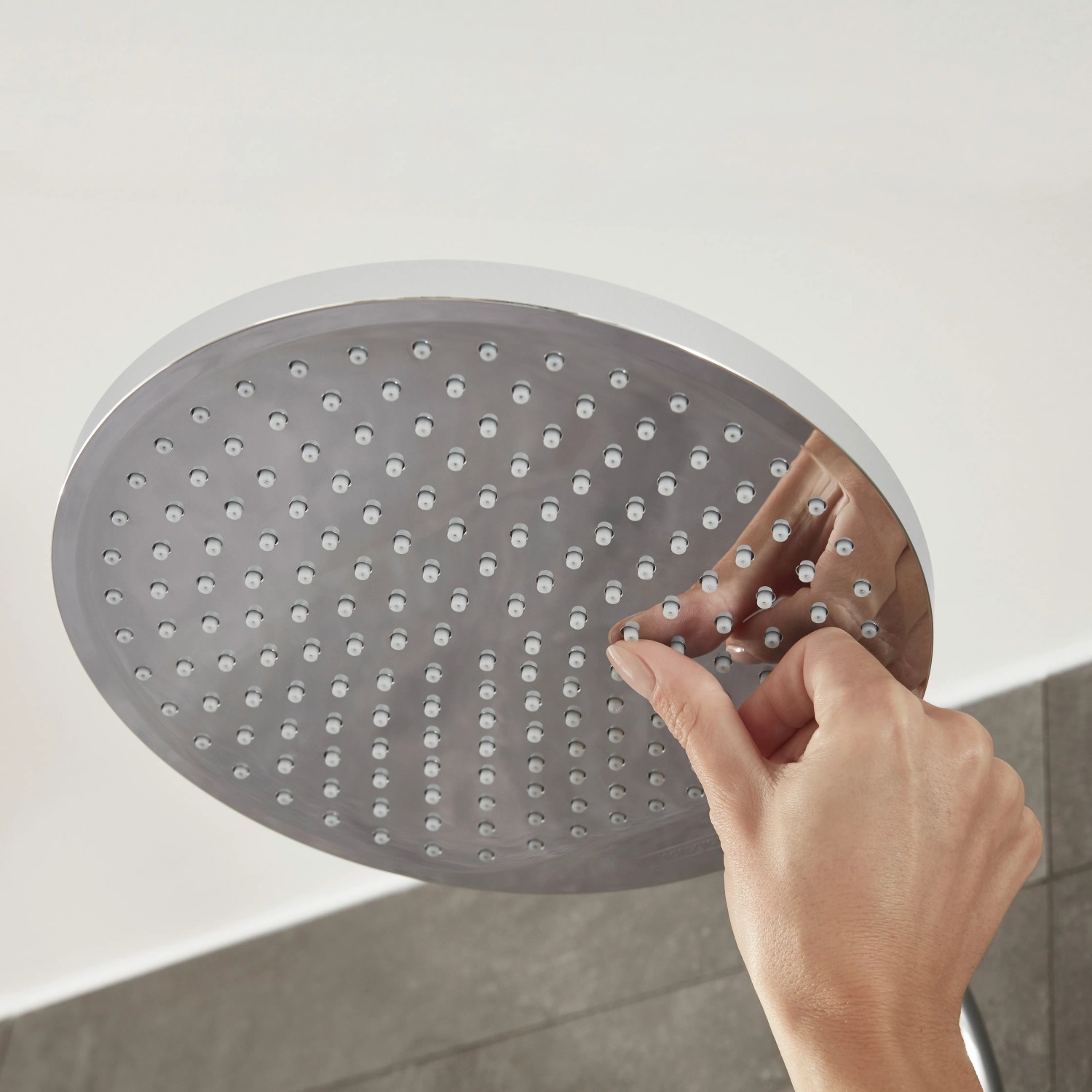 Hansgrohe Crometta E Soffione Doccia 240 Mm | Nero Opaco | Doccia Pioggia Con Tecnologia QuickClean