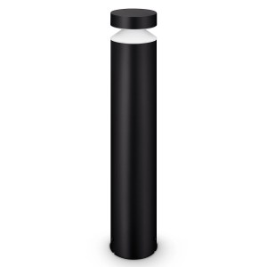 Lampada da esterno a LED Philips Laven nera, 6W, luce bianca calda.