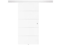 Holzschiebetür-Set Monviso Weiss Komplettset mit Griffmuschel 180 cm x 212 cm Holzschiebetür-Set Monviso Weiss Komplettset mit Griffmuschel 180 cm x 212 cm