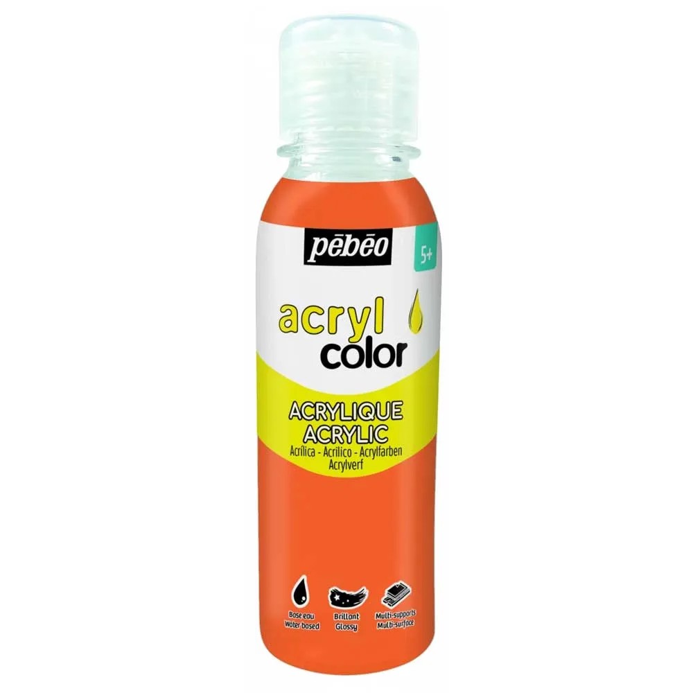 Pébéo Deco Fluid Acrylfarbe – 45 Ml, Extra Pigmentiert & Deckend, Ideal Für Deko & Renovierung