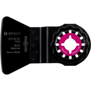 Lame grattoir Bosch HCS Pro ATZ 52 SC pour outils multifonctions, pour enlever colle et mortier.