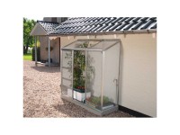 Vitavia Anlehngewächshaus Ida 1300 Silber (HxBxT) 151,6 x 192,8 x 68,8 cm