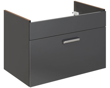 Lavabo noir sur pied – 75 cm - Nox