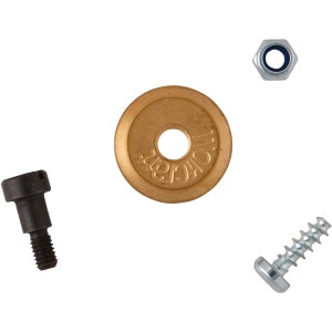 Rotella di taglio wolfcraft Ø 20mm con rivestimento TiN, ricambio per tagliapiastrelle, incl. viti e dado.