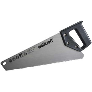 Seghetto Wolfcraft con lama da 350 mm per cartongesso, plastica e legno.