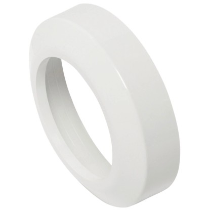 Rosette für WC-Anschluss Kunststoff Weiss 110 x 170mm