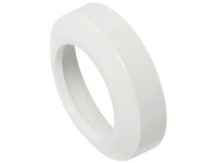 Rosette für WC-Anschluss Kunststoff Weiss 110 x 170mm