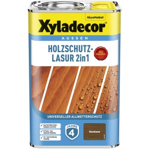 Xyladecor impregnante per legno Noce 4l per protezione duratura e per tutte le stagioni.