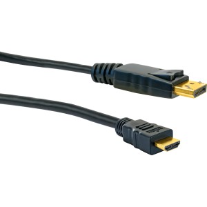 Cavo adattatore Schwaiger HDMI a DisplayPort per collegare PC e monitor/TV.