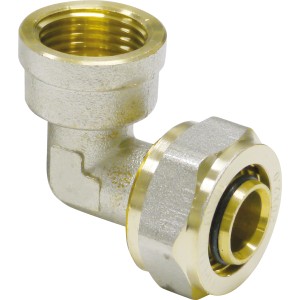 Raccordo a vite in ottone, raccordo di transizione 20 mm x Rp 1/2 pollice per acqua potabile e riscaldamento.