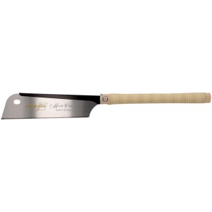 Scie japonaise Dozuki avec lame de 240 mm pour des coupes précises dans le bois et le plastique.