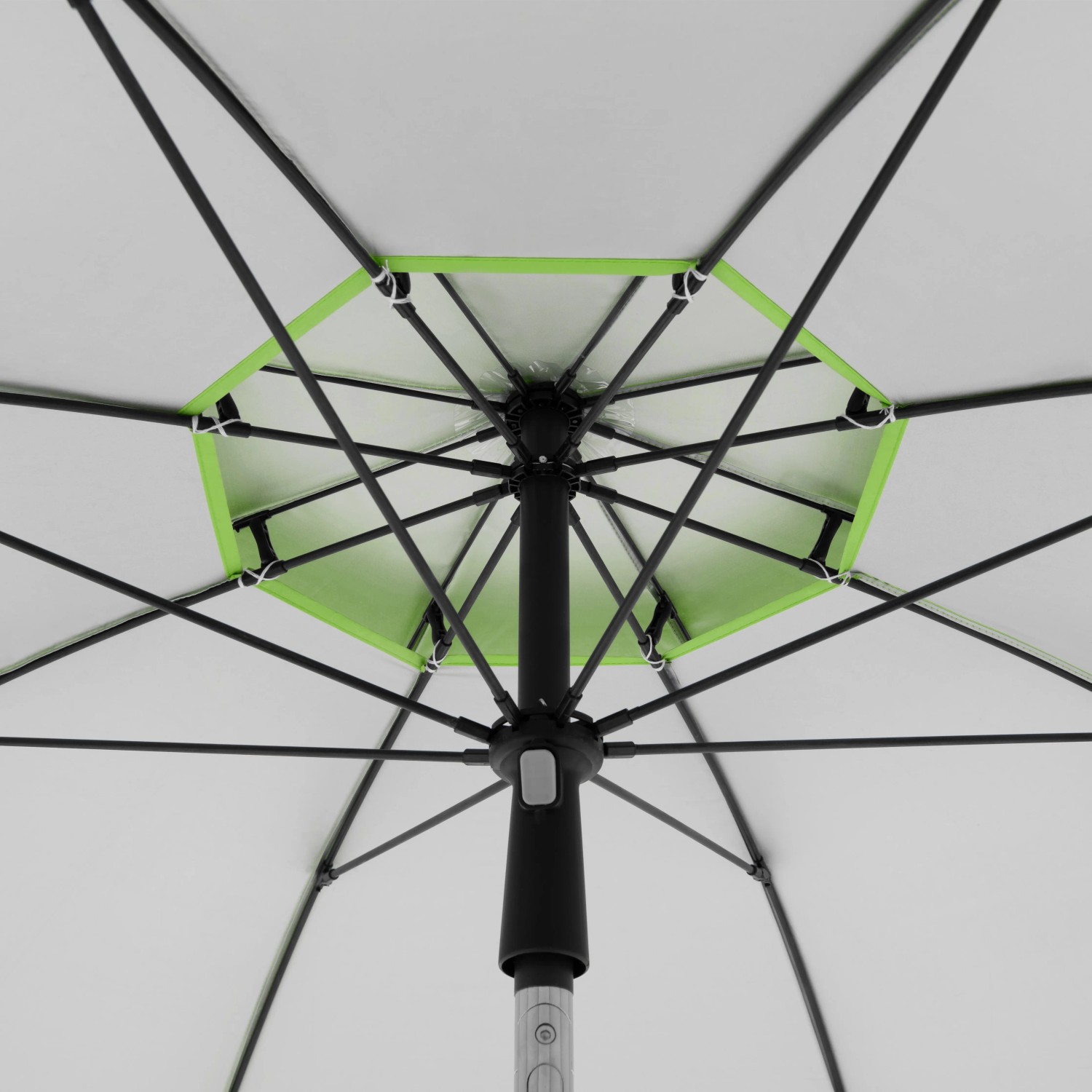 Doppler Ombrellone Da Esterno In Alluminio 275cm - Pieghevole Con Manovella - Resistente Pioggia E UV 80