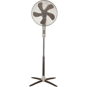 Bimar Standventilator INB-VP433, grau, Metall, 40 cm Rotor mit 5 Blättern, höhenverstellbar. Stabiler Kreuzfuss.