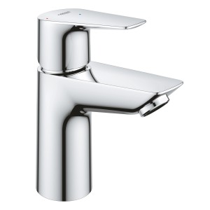 Mitigeur de lavabo Grohe QuickFix Start Edge S, chromé, avec fonction d'économie d'énergie.