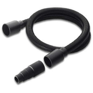 Kärcher Absaugset für Elektrowerkzeuge mit flexiblem Schlauch und Adaptern.