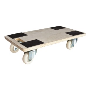OBI TE-500 plateau de transport rectangulaire à roulettes, charge 500 kg.