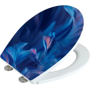 Wenko Sedile WC Softness in Duroplast bianco 38 x 44,5 cm