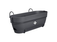 Elho Balkonkasten Vibia Campana Anthrazit (HxBxT) 26 x 50 x 17 cm