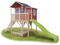 Exit Spielhaus Loft 750 Holz Rot