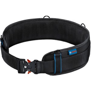 Cintura porta attrezzi Bosch Professional 108, imbottita, con anelli a D per tracolle e supporto ProClick.