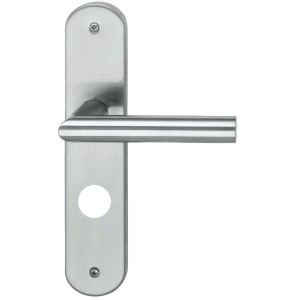Alpertec Türbeschlag Nora Reno, Langschild, Edelstahl satiniert, für Renovierung, RZ 78 mm