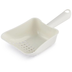 Pelle à aliments beige pour conteneur Rotho Archie, plastique avec trous.