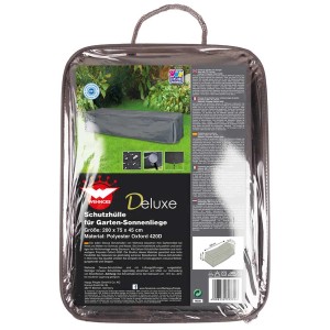 Copertura confezionata per lettino prendisole da giardino, Deluxe Oxford 420D poliestere, impermeabile e resistente agli strappi.