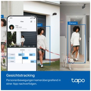 Tapo Smart HomeBase H500: Überwachung mit Personenerkennung via App und Kameras.