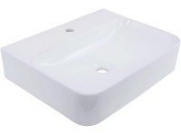 Schöner Wohnen Aufsatzwaschbecken Dara Keramik Weiss 60,5 x 47 cm Schöner Wohnen Aufsatzwaschbecken Dara Keramik Weiss 60,5 x 47 cm