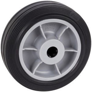 Doerner + Helmer Ersatzrad, TPE grau, Ø 10 cm, für Rollen und Räder.