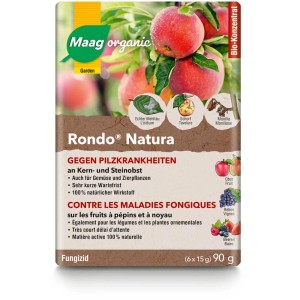 Maag Fungicida Rondo Natura 90g contro le malattie fungine su frutta, verdura e piante ornamentali.