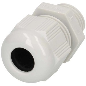 Presse-étoupe gris M20 x 1,5 IP68 pour appareillage apparent.