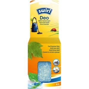 Swirl Deo-Perlen Cool Summer Rain, confezione da 4 per aspirapolvere per neutralizzare gli odori.