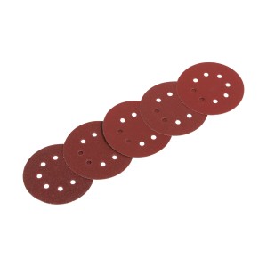 Set de disques abrasifs LUX pour ponceuse excentrique, Ø 125 mm, 20 pièces, grains variés.