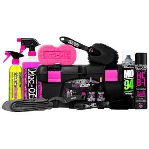 Muc-Off Reinigungsset für E-Bikes, 12-teilig. Komplettset mit Reiniger, Schutz, Schmiermittel und Bürsten.