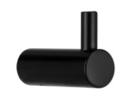 Siro Garderobenhaken 2453 Stahl Schwarz matt Ø 14 mm Siro Garderobenhaken 2453 Stahl Schwarz matt Ø 14 mm